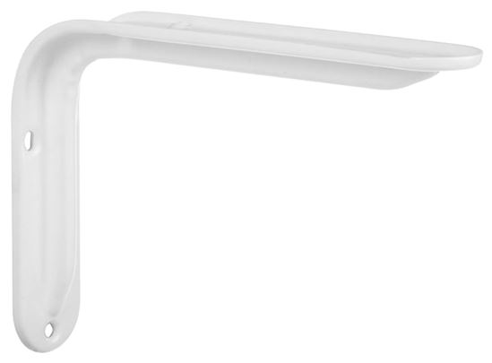 Knape & Vogt Silhouette 217SP WH 8 Shelf Bracket, 7-7/8 in L, 5-1/2 in H, Pack of 10