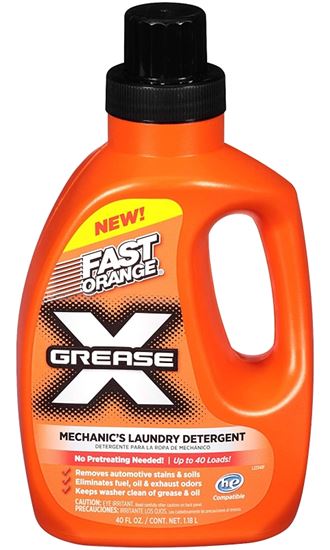 Fast Orange 22340 Mechanics Laundry Detergent, 40 fl-oz, Bottle, Liquid, Citrus