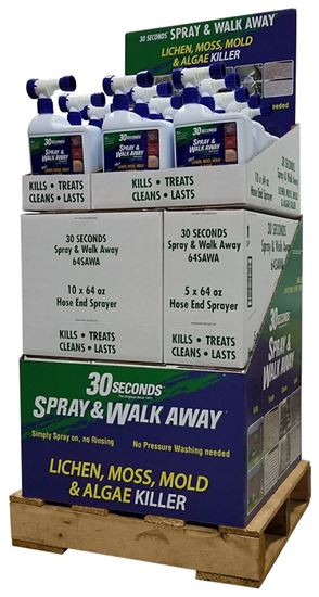 30 Seconds Spray & Walk Away 64SAWA QPDU Cleaner, 64 oz, Liquid, Slight Sweet, Green, Pack of 45