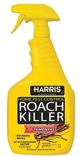 Harris HRS-32 Roach Killer, Liquid, Spray Application, 32 oz