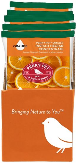 Perky-Pet 293SF Instant Nectar, Concentrated, Powder, Natural Orange Flavor, 8 oz Bag