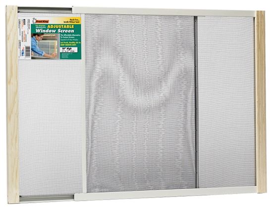 Frost King W.B. Marvin AWS1837 Window Screen, 18 in L, 21 to 37 in W, Aluminum