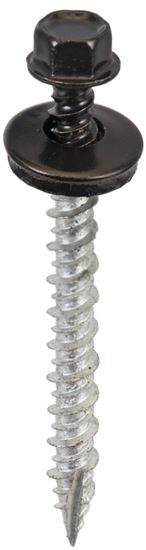 Acorn International SW-MW2BK250 Screw, #9 Thread, High-Low, Twin Lead Thread, Hex Drive, Self-Tapping, Type 17 Point, 250/BAG