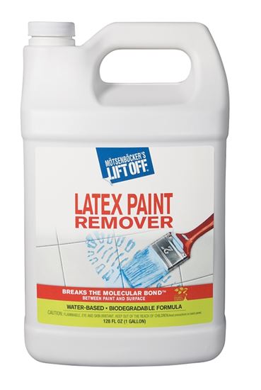 Motsenbocker's Lift Off 41401 Latex Paint Remover, Liquid, Mild, 1 gal, Bottle, Pack of 4