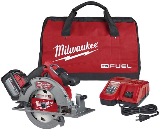 Milwaukee 2732-21HD Circular Saw Kit, Battery Included, 18 V, 12 Ah, 7-1/4 in Dia Blade, 50 deg Bevel