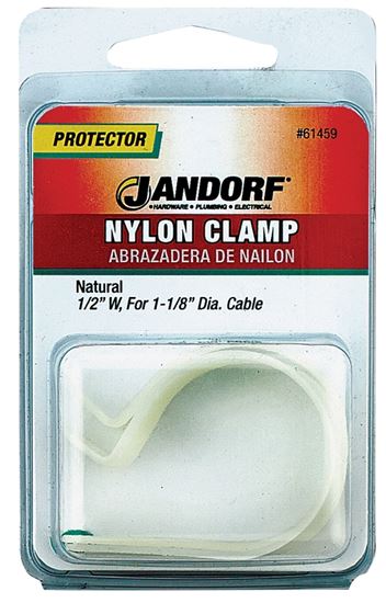 Jandorf 61459 Cable Clamp, Nylon, Natural