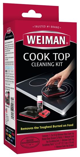 Weiman 98 Cooktop Care Kit, 2 oz, Liquid, Apple, Light Tan