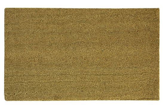 Fanmats 58772 Blank Door Mat, 36 in L, 24 in W, Natural Coir Surface, Tan