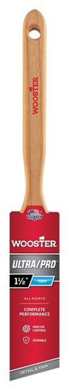 Wooster 4174-1-1/2 Paint Brush, 1-1/2 in W, 2-7/16 in L Bristle, Nylon/Polyester Bristle, Sash Handle