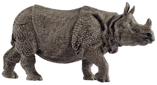 Schleich-S 14816 Figurine, 3 to 8 years, Indian Rhinoceros, Plastic