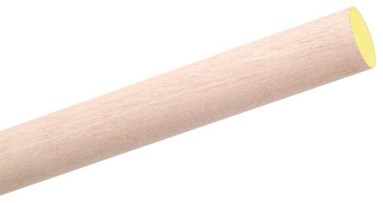 Waddell 35112B Wooden Dowel, 3/4 in Dia, Birchwood, Pack of 8