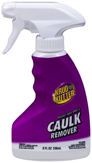 Krud Kutter 336246 Caulk Remover, Liquid, Solvent-Like, Slight Yellow, 8 oz, Bottle