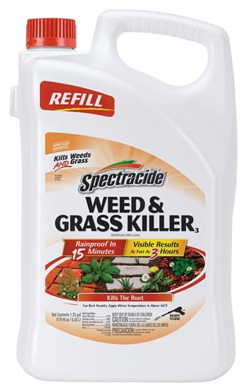 Spectracide HG-96371 Weed and Grass Killer, Liquid, Amber, 1.33 gal Can