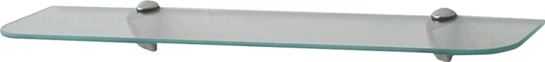 Knape & Vogt KT-0134-624SN Straight Decorative Shelf Kit, 25 lb Capacity, 6 in OAW, 24 in OAH, Satin Nickel