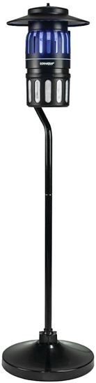 Dynatrap DT1260 Insect Trap with Pole, 110 V, 15 W, Fluorescent Lamp, Black