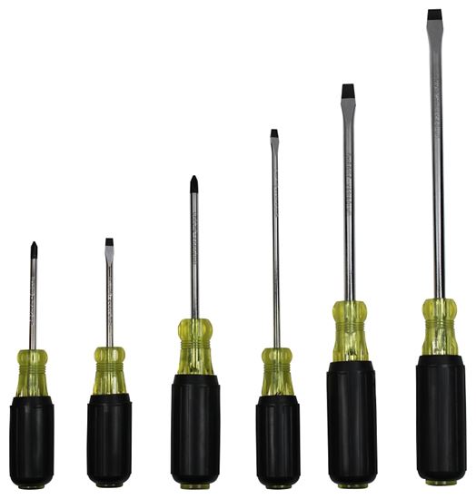 Vulcan SD-SET-PVC Screwdriver, 6-Piece, Yellow (Handle)