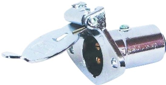 US Hardware RV-497C Trailer Connector, 4-Pole, Metal