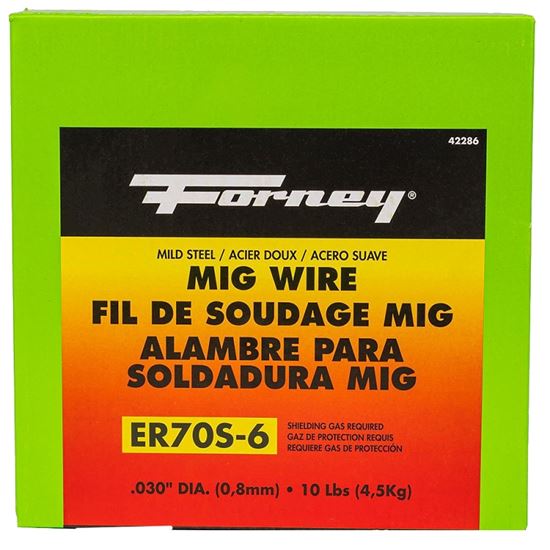 Forney 42286 MIG Welding Wire, 0.03 in Dia, Mild Steel