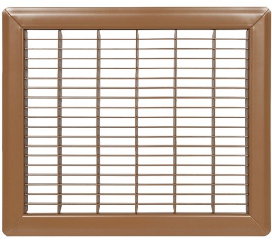 Imperial RG0625 Air Grille, 10 in L, 12 in W, Steel, Brown