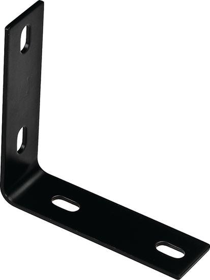 National Hardware 1151BC Series N351-464 Corner Brace, 5.1 in L, 1-1/2 in W, 5.1 in H, Steel, Powder-Coated