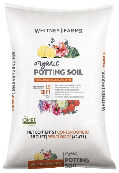 Whitney Farms 10101-71603 Organic Potting Soil, 1.5 cu-ft Bag