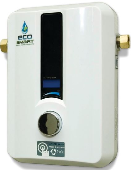 Ecosmart ECO 8 Electric Water Heater, 33 A, 240 V, 8 W, 99.8 % Energy Efficiency, 0.3 gpm
