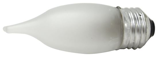 Sylvania 13439 Incandescent Lamp, 25 W, B10 Lamp, Medium Lamp Base, 165 Lumens, 2850 K Color Temp, 1500 hr Average Life