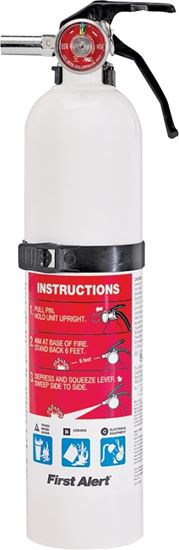 BRK MARINE1 Rechargeable Fire Extinguisher, 2.5 lb Capacity, Monoammonium Phosphate, 1-A:10-B:C Class, Pack of 4