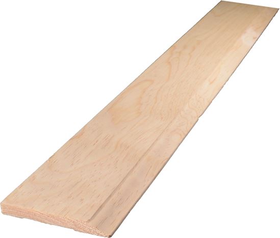 ALEXANDRIA Moulding 0L633-20096C1 Baseboard Moulding, 96 in L, 3-1/4 in W, 7/16 in Thick, Colonial Profile, Plastic, Pack of 4