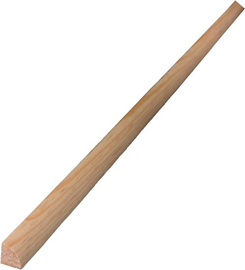 ALEXANDRIA Moulding 00100-20096C1 Quarter Round Moulding, 96 in L, 1/2 in W, Pine Wood, Pack of 16