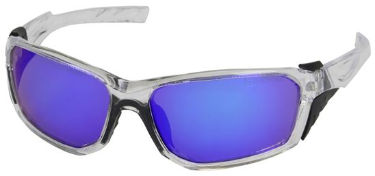 Safety Works SWX00211 Safety Glasses, Anti-Scratch, Mirror Lens, Full Frame, Clear Frame, UV Protection