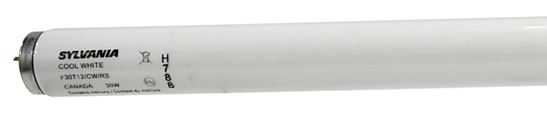 Sylvania 23493 Fluorescent Bulb, 30 W, T12 Lamp, Medium Lamp Base, 1870 Lumens, 4200 K Color Temp, Cool White Light, Pack of 6