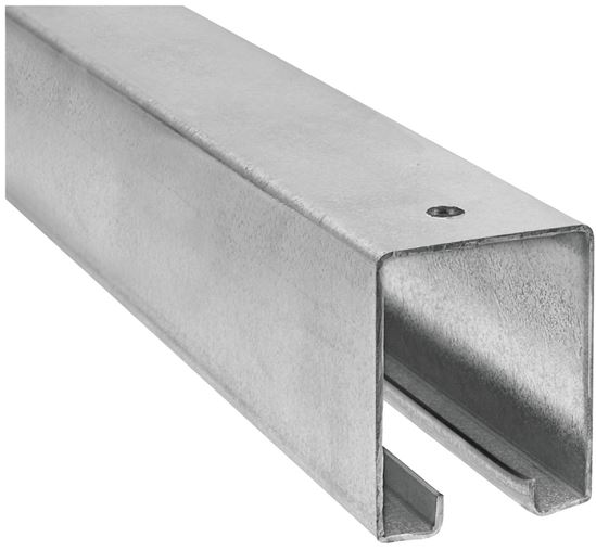 National Hardware N105-676 Box Rail, Steel, Galvanized, 1-57/64 in W, 2-13/32 in H, 6 ft L