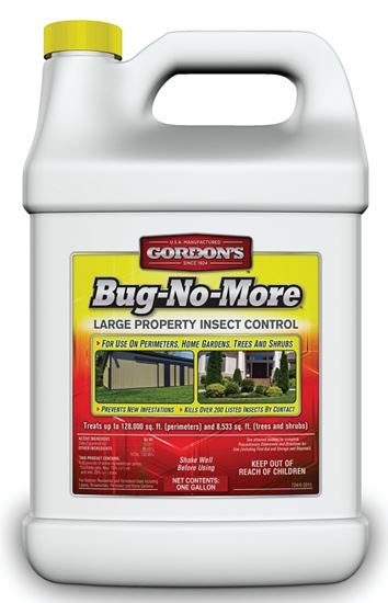 Gordon's Bug-No-More 7241072 Insect Control, Liquid, Spray Application, 1 gal