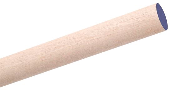 Waddell 6614UB Dowel Rod, 7/8 in Dia, 36 in L, Birchwood, Pack of 6