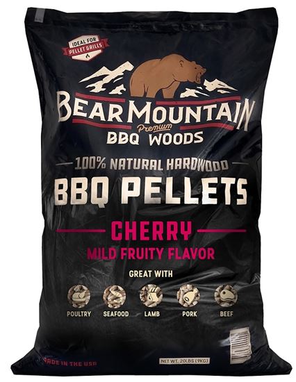 Bear Mountain FK13 BBQ Pellet, 20 in L, Hardwood, 20 lb Bag