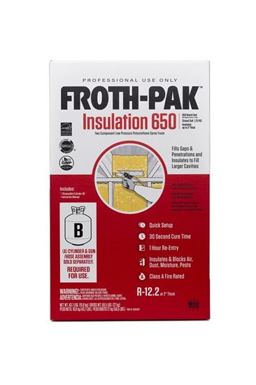 DuPont Froth-Pak 12031877 Foam Insulation Kit, 118.8 lb