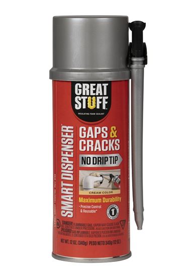 Great Stuff 99108824 Insulating Foam Sealant, Cream, 8 hr Functional Cure, 12 oz, Can