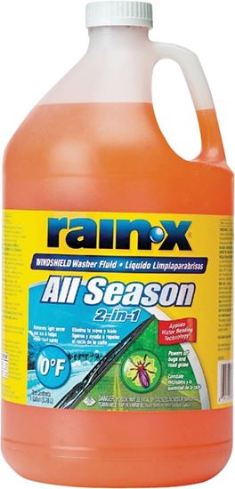 Rain-X 113625 Windshield Washer Fluid, 3.78 L, Pack of 6