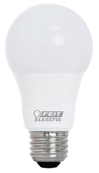 Feit Electric OM40DM/950CA LED Lamp, General Purpose, A19 Lamp, 40 W Equivalent, E26 Lamp Base, Dimmable, Daylight Light