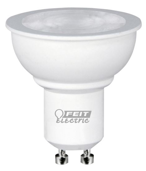 Feit Electric BPMR16GU10/500/95 LED Lamp, Track/Recessed, MR16 Lamp, 50 W Equivalent, GU10 Lamp Base, Dimmable