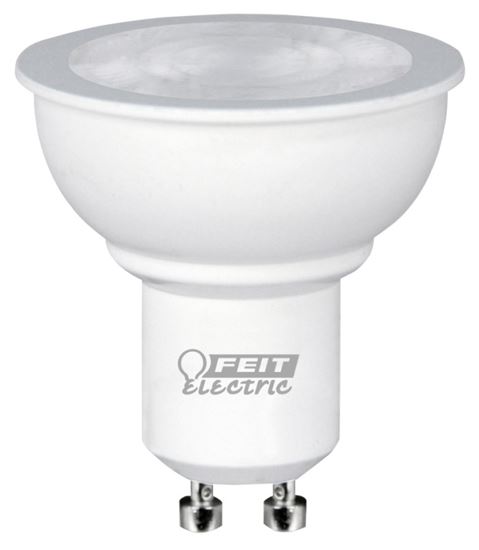 Feit Electric BPMR16GU10/500/93 LED Lamp, Track/Recessed, MR16 Lamp, 50 W Equivalent, GU10 Lamp Base, Dimmable