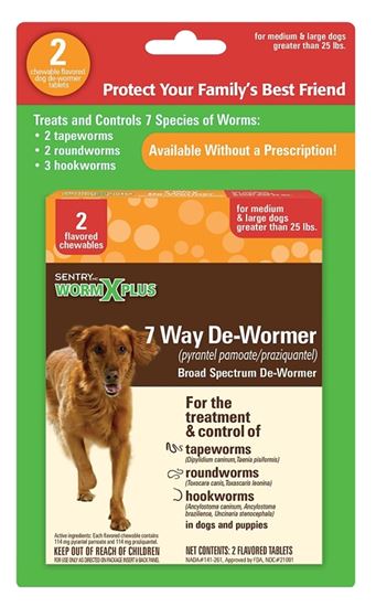 Sentry 3931 Dewormer, Tablet, 2 Count