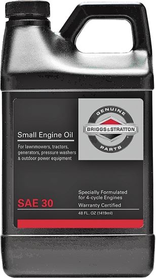 Briggs & Stratton 100028 Engine Oil, 30W, 48 fl-oz, Pack of 8