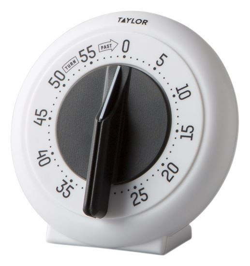 Taylor 5831N Timer, 60 min, White