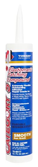 Tower Sealants CATEGORY 5 TS-00177 Gun-Grade Smooth Patch, White, 10.1 fl-oz Tube, Pack of 12