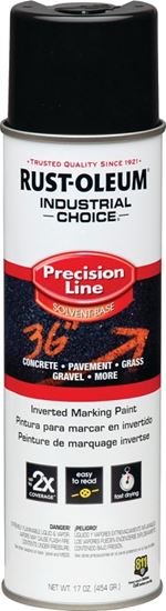 Rust-Oleum 1675838 Inverted Marking Spray Paint, Gloss, Black, 17 oz, Can