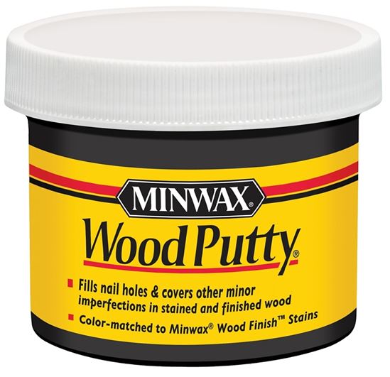 Minwax 13618000 Wood Putty, Liquid, Ebony, 3.75 oz Jar