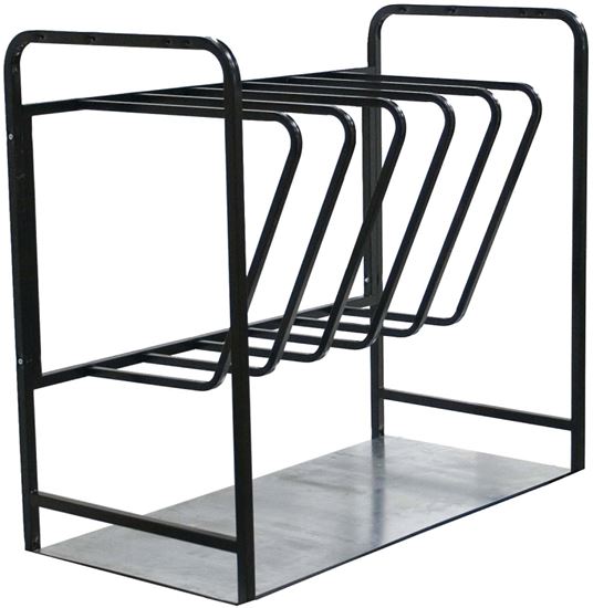 WERNER 37 Ladder Rack, 7 Ladders, Metal, Black