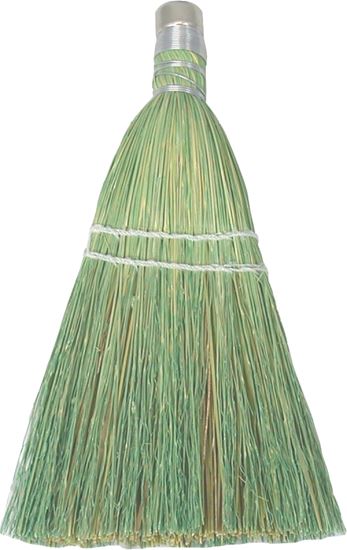 Birdwell 378-24 Whisk Broom, Sotol Fiber Bristle, 10 in OAL